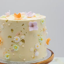 Load image into Gallery viewer, Celebox Whimsical Wildflower Wedding Customised Cake

