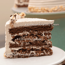 Load image into Gallery viewer, Hazelnut Chocolate Crunch Cake
