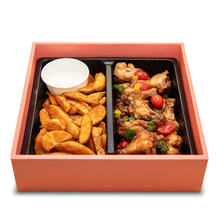 Load image into Gallery viewer, Grilled Drumlets and Potato Wedges Box
