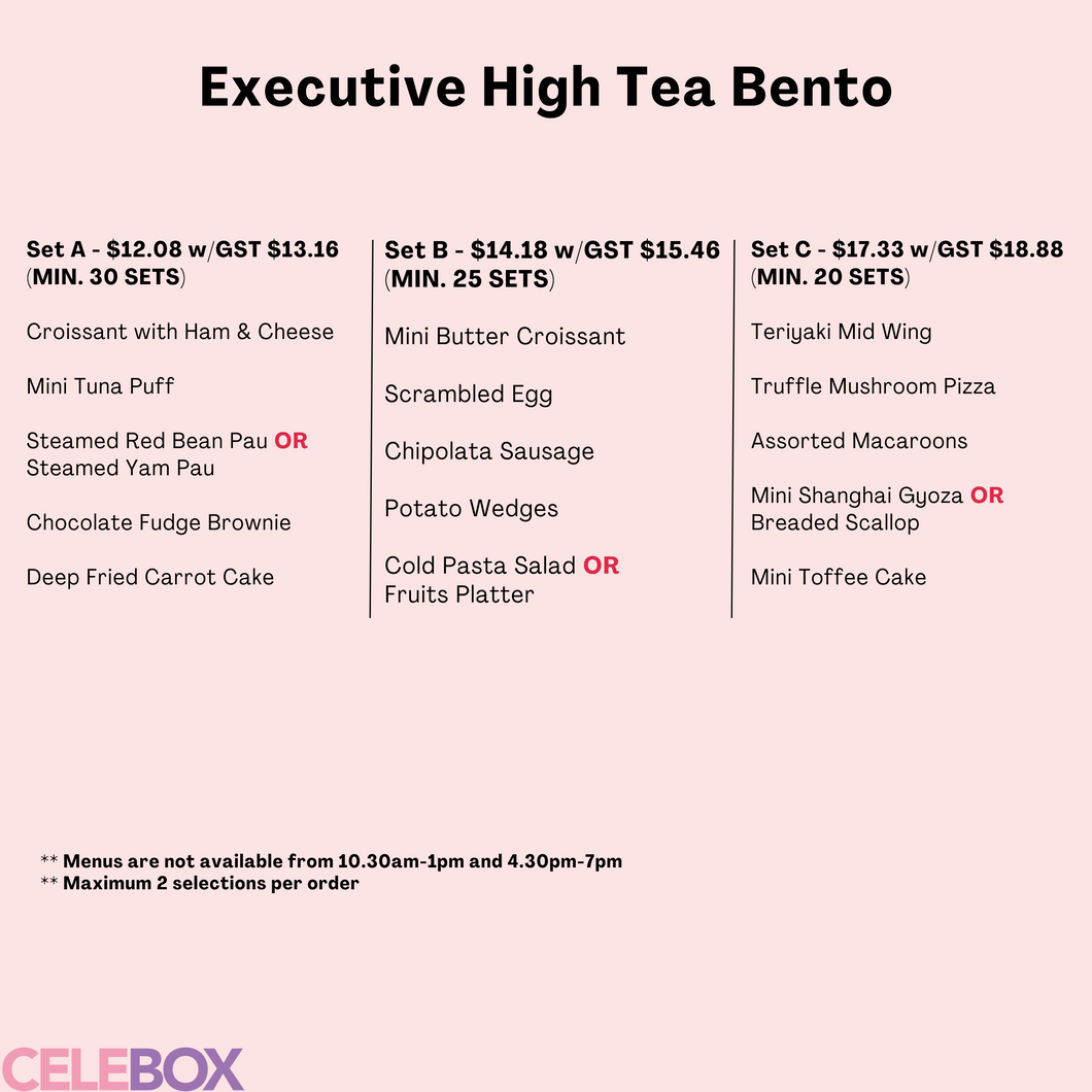 Executive High Tea Bento
