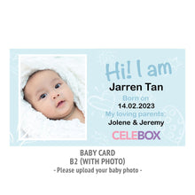 Load image into Gallery viewer, Celebox Baby Full Month B2 Baby Card Design
