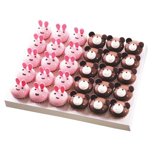 Celebox Rabbit & Bear Cupcakes