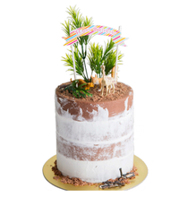 Load image into Gallery viewer, Celebox Safari Playland Theme Cake
